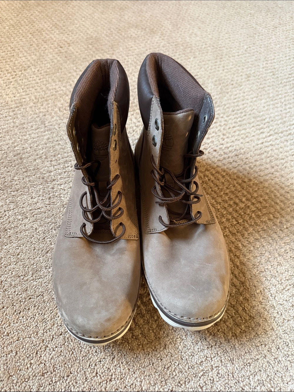 Timberland Taupe Nubuck Womens Winter Boots